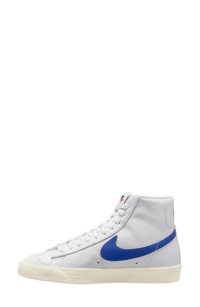 Shop Nike Blazer Mid '77 Se Sneaker In White/ Game Royal-sail-black