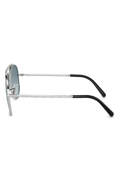 Ray Ban Ray-ban New Aviator 58mm Gradient Sunglasses In Silver
