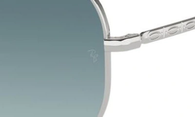 Ray Ban Ray-ban New Aviator 58mm Gradient Sunglasses In Silver