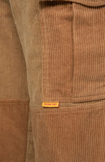 Shop Round Two Corduroy Cargo Hiking Pants In Brown