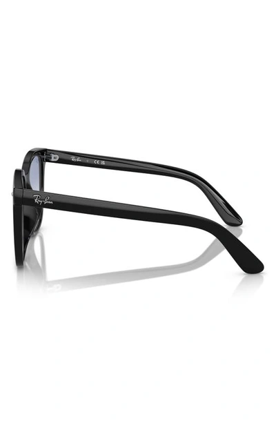 Ray Ban 57mm Gradient Square Sunglasses In Black