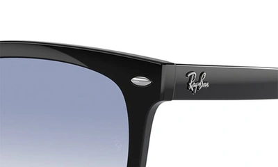 Ray Ban 57mm Gradient Square Sunglasses In Black