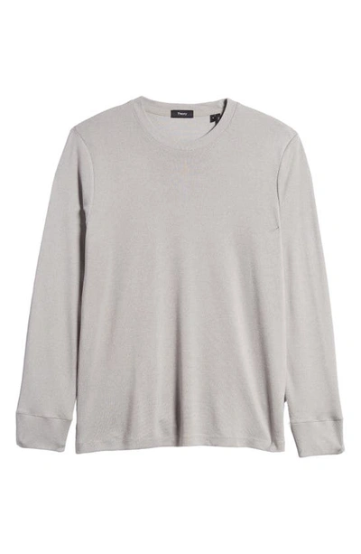 Shop Theory Essential Long Sleeve T-shirt In Force Grey Melange