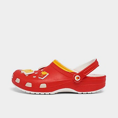 Shop Crocs X Mcdonald's Branded Classic Clog Shoes In Red/multi