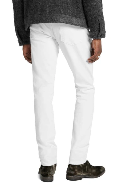 Shop John Varvatos J703 Deaco Skinny Jeans In White