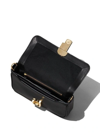 Marc Jacobs The J Black Leather Crossbody Bag In Black