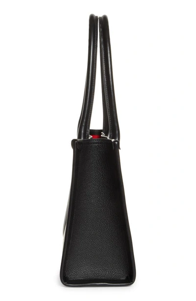 Shop Christian Louboutin Small By My Side Tote In Black/ Black/ Black