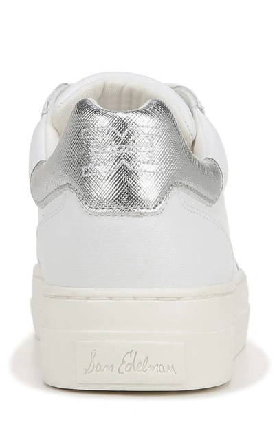 Shop Sam Edelman Wess Platform Sneaker In Bright White