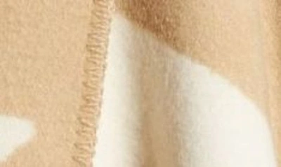 Burberry Equestrian Knight Hooded Wool Cape In Archive Beige