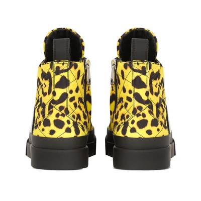 Shop Dolce & Gabbana Leopard Quilted Sneakers