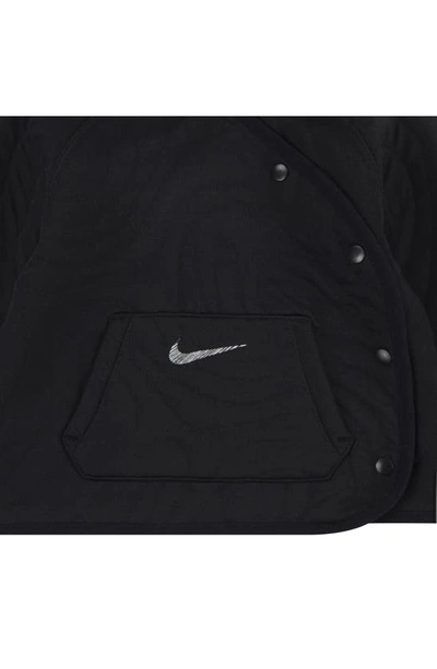 Shop Nike Ready Set Snap Hoodie & Leggings Set In Black