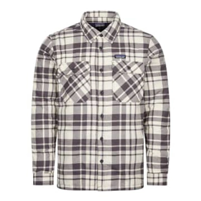 Shop Patagonia Fjord Flannel Shirt In Blue