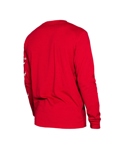 Shop New Era Men's  Red Chicago Bulls 2023/24 City Edition Long Sleeve T-shirt