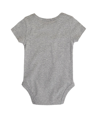 Fanatics Infant  Branded Heather Gray Texas Rangers 2023 World Series Champions Locker Room Bodysuit In Heather Gray