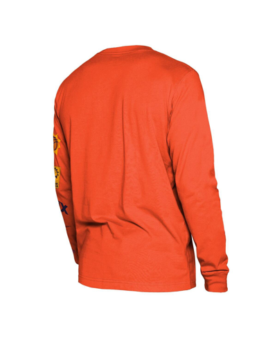 New Era Men's  Orange Phoenix Suns 2023/24 City Edition Long Sleeve T-shirt In Orange