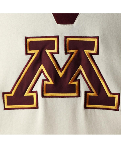 Colosseum Men's  Cream Minnesota Golden Gophers 2.0 Lace-up Pullover Hoodie In Cream