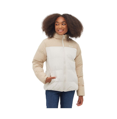 Shop Bench Dna Prarie Two-tone Bomber Jacket In Winter White