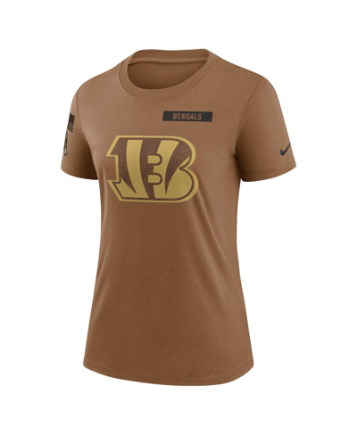 Nike Brown Cincinnati Bengals 2023 Salute To Service Legend Performance T-shirt In Brown