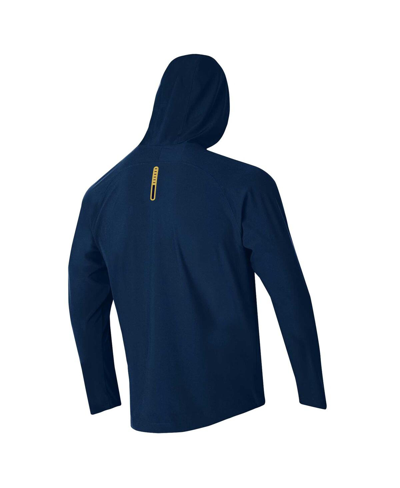 Shop Under Armour Men's  Navy Notre Dame Fighting Irish Unstoppable Raglan Full-zip Jacket