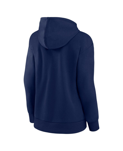Fanatics Branded Navy Milwaukee Brewers Logo Pullover Hoodie In Navy