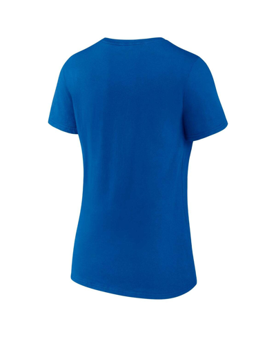 Fanatics Branded Royal Texas Rangers 2023 World Series Champions Hitting Streak V-neck T-shirt In Royal
