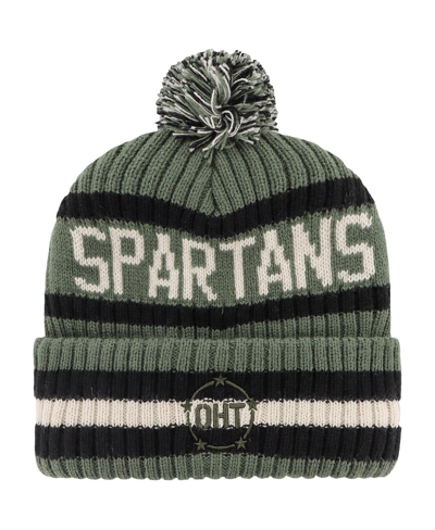 Shop 47 Brand Men's ' Green Michigan State Spartans Oht Military-inspired Appreciation Bering Cuffed Knit