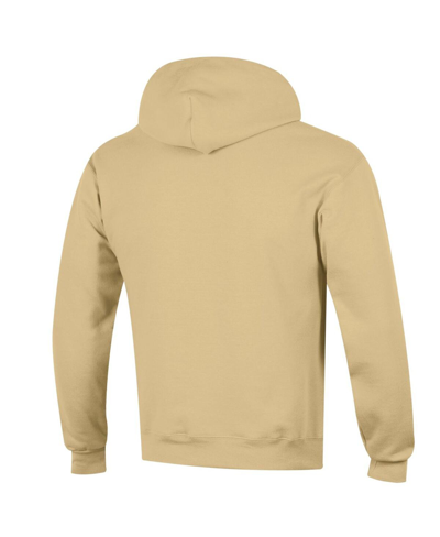 Shop Champion Men's  Gold Colorado Buffaloes Straight Over Logo Powerblend Pullover Hoodie
