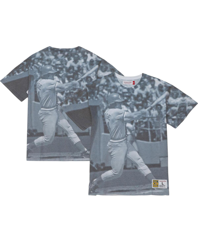 Mitchell & Ness Pete Rose Cincinnati Reds Cooperstown Collection Highlight Sublimated Player Graphic In White