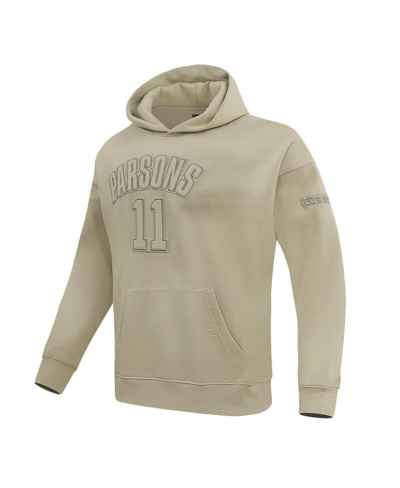 Pro Standard Men's  Micah Parsons Tan Dallas Cowboys Player Name And Number Pullover Hoodie In Tan