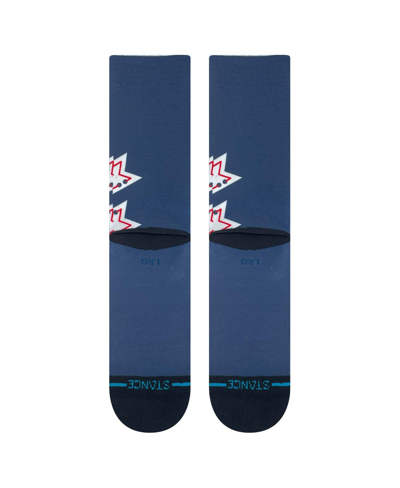 Stance Men's And Women's  Philadelphia 76ers 2023/24 City Edition Crew Socks In Navy