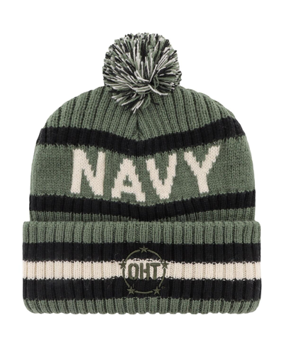 Shop 47 Brand Men's ' Green Navy Midshipmen Oht Military-inspired Appreciation Bering Cuffed Knit Hat With