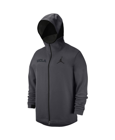 Jordan Men's  Anthracite Ucla Bruins Tonal Showtime Full-zip Hoodie Jacket In Anthracite
