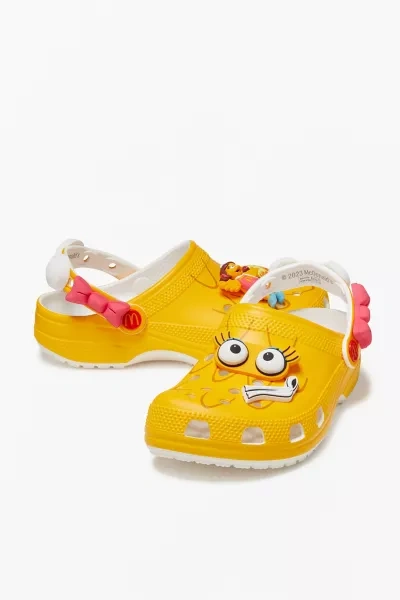 Shop Crocs X Mcdonald's Birdie Classic Clog In Yellow, Women's At Urban Outfitters