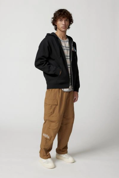 Shop Obey Uo Exclusive Rapture Zip-off Cargo Pant In Brown, Men's At Urban Outfitters