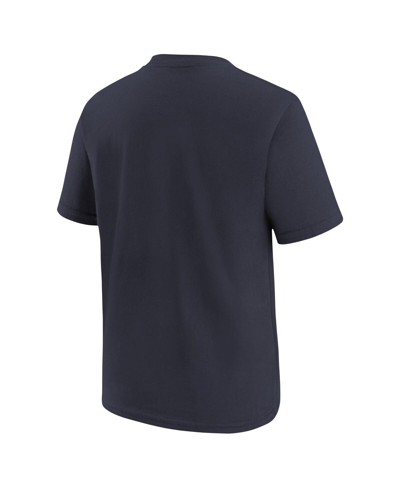 Nike Big Boys  Justin Fields Navy Chicago Bears Local Player Name And Number T-shirt In Navy