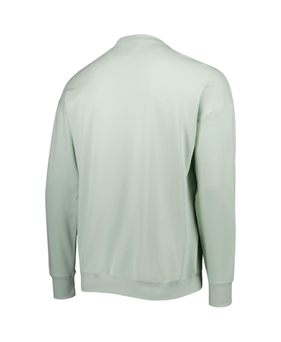 Shop Adidas Originals Men's Adidas Green Real Madrid Lifestyle Pullover Sweatshirt