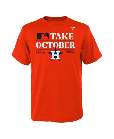 Shop Fanatics Big Boys  Orange Houston Astros 2023 Postseason Locker Room T-shirt