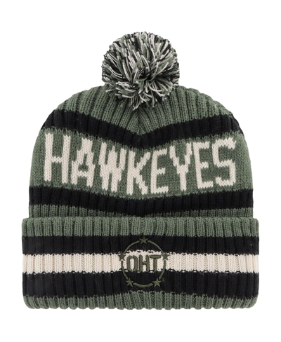Shop 47 Brand Men's ' Green Iowa Hawkeyes Oht Military-inspired Appreciation Bering Cuffed Knit Hat With P