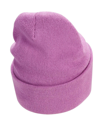 Shop Nike Men's  Purple Futura Lifestyle Tall Peak Cuffed Knit Hat