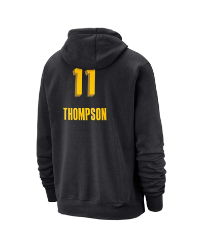Shop Nike Men's  Klay Thompson Black Golden State Warriors 2023/24 City Edition Name And Number Pullover H