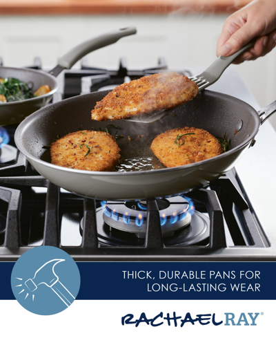 Rachael Ray Cook + Create Aluminum Nonstick Frying Pan Set, 2 Piece In Red