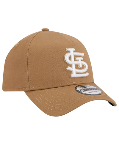 New Era Khaki St. Louis Cardinals A-frame 9forty Adjustable Hat In Khaki