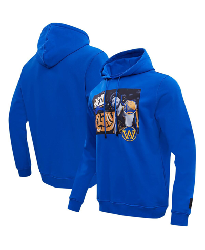 Shop Pro Standard Men's  Klay Thompson Royal Golden State Warriors Player Yearbook Pullover Hoodie