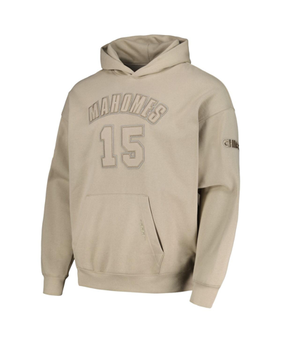 Pro Standard Men's  Tan Kansas City Chiefs Player Name And Number Pullover Hoodie In Tan