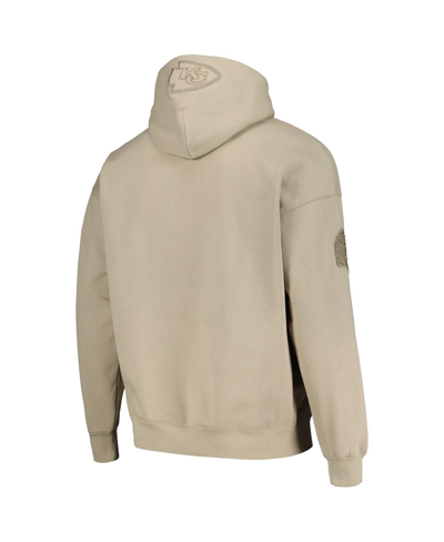 Pro Standard Men's  Tan Kansas City Chiefs Player Name And Number Pullover Hoodie In Tan