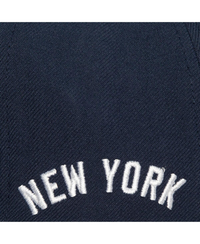 Shop Mitchell & Ness Men's  Navy, Gray New York Yankees Bases Loaded Fitted Hat In Navy,gray