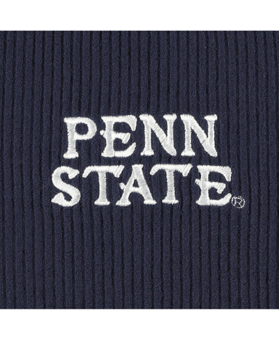 League Collegiate Wear Navy Penn State Nittany Lions Timber Cropped Pullover Sweatshirt In Navy