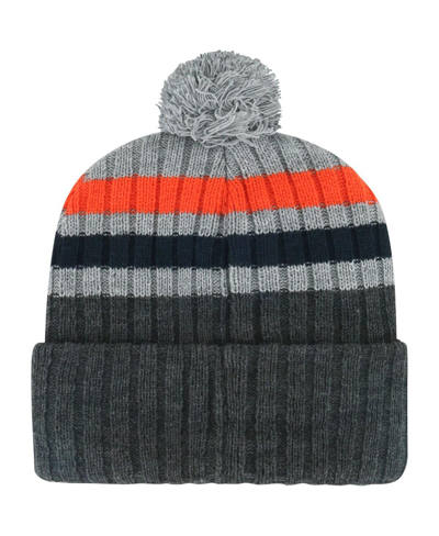 Shop 47 Brand Men's ' Gray Houston Astros Stack Cuffed Knit Hat With Pom