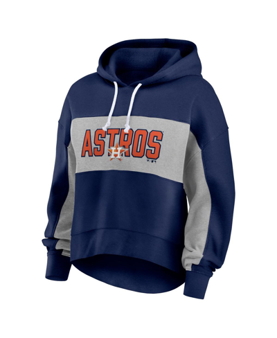 Fanatics Branded Navy Detroit Tigers Filled Stat Sheet Pullover Hoodie In Navy