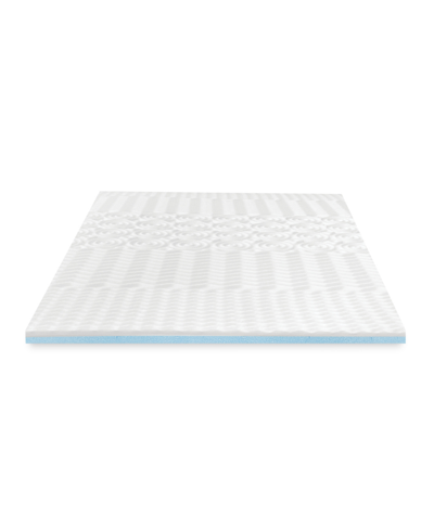 Prosleep 3" Reversible Dual Sided Memory Foam Mattress Topper, Full In White